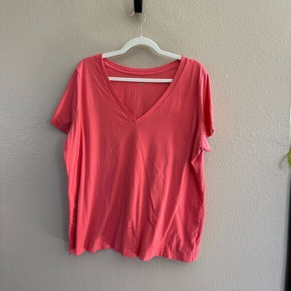 Ava & Viv Pink Women's Short‎ Sleeve Blouse  Size 2 X - Picture 1 of 6